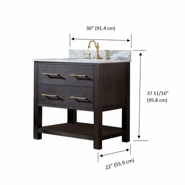Burchette 36" Single Bathroom Vanity Set & Reviews AllModern